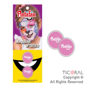 MAQUILLAJE ARTISTICO PINTAFAN ROSA ROSA 13-26 (4GR SET X 2) x 3